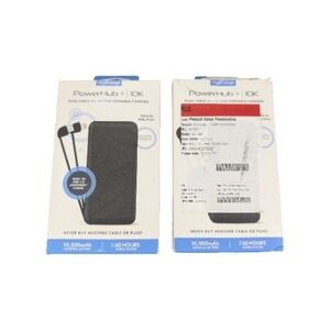 Pp4U Lot Of 2 myCharge PowerHub+ 10000mAh All-In-One Portable Charger Power Bank